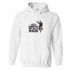 The Ministry Of Silly Walks Monty Phyton Sitcom Unisex Classic Kids and Adults Pullover Hoodie